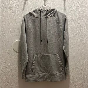 Gray Pullover Hoodie Sweater